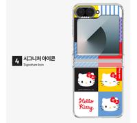 Custodia trasparente MagSafe per Galaxy Z Flip6 Sanrio Crystal Color con...