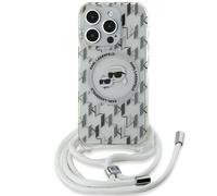 Custodia trasparente MagSafe per iPhone 15 Pro di Karl Lagerfeld