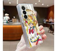 Custodia Trasparente Morbida per Samsung Galaxy Z Fold4 Z Fold6 Z Fold7 Z Fold3 Z Fold5 Z Fold 7 6 5 4 3 - Sailor-Moon Love