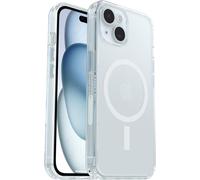 OtterBox Cover per iPhone 16e, 15, 14, 13 Symmetry Seires Clear MagSafe, resistente a shock e cadute fino; sottile, testata 3x norme MIL-STD 810G, Trasparente