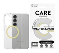 Custodia trasparente PanzerGlass QI per Samsung Galaxy S25.