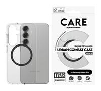 Custodia trasparente PanzerGlass QI per Samsung Galaxy S25.