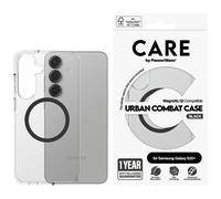 Custodia trasparente PanzerGlass QI per Samsung Galaxy S25 Plus.