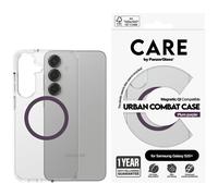 Custodia trasparente PanzerGlass QI per Samsung Galaxy S25 Plus.