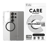 PanzerGlass CARE by ® Flagship Case Transparent Urban Combat w. Nero Qi compatibile Samsung Galaxy S25 Ultra guscio protettivo per telefoni cellulari Samsung Case - Galaxy S25 Ultra - Nouvo