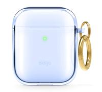 Custodia trasparente per Airpods elago con portachiavi progettata per Apple Airpods 1 e