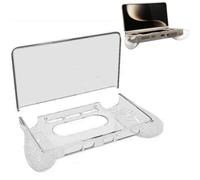 Custodia trasparente per AYN THOR, custodia protettiva in TPU anti-goccia, antiurto, per console di gioco Thor portatile (nero trasparente)