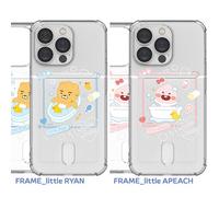 Custodia trasparente per carte Little Bubble di Kakao Friends per iPhone 13...