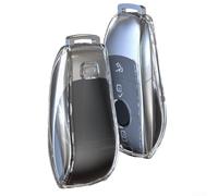 Custodia trasparente per chiave auto in TPU, per Mercedes Classe S S450 S560 S63 per AMG E200 E300 E400 E63, per GLC 2017-2018, custodia per chiave superiore (chiave non inclusa)