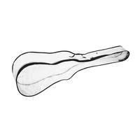 Custodia trasparente per chitarra acustica con doppia cerniera, custodia protettiva per accessori elettrici da 40/41 pollici, copertura trasparente