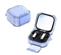 Custodia trasparente per Galaxy per buds 4 Pro Gym Travel Trasparente (Blu | Copertura completa a 360 gradi, protezione dalle cadute, visione chiara, adatta per boccioli 4 Pro, vestibilità sicura