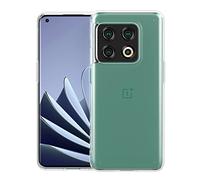 Custodia trasparente per Oneplus 10 Pro Custodia antiurto [retro rigido in PC+paraurti in TPU morbido] [angolo rinforzato] [anti-ingiallimento] Supporto per ricarica wireless Custodia protettiva per