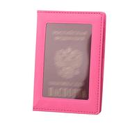 Custodia trasparente per passaporto, con pratici scomparti per passaporti, carte d'identità, carte ecc. Mantiene le carte del passaporto organizzate quando si viaggia all'estero