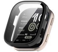 Custodia trasparente per PC con pellicola temperata per Amazfit BIP 6 Black