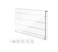 Custodia trasparente per plettro per chitarra, 32 scomparti, montabile a parete, design in acrilico antipolvere, adatta per decorare la casa, supporto acrilico per plettro