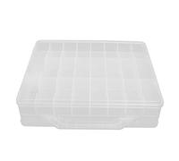 Custodia trasparente per smalti per unghie, scatola organizer per 48 bottiglie, salone di casa, scuole di arte per unghie, università, plastica 34,3 x 7,8 x 29,5 cm