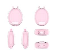 Custodia trasparente per Tamagotchi originale, custodia protettiva per console elettronica per animali domestici (rosa trasparente)