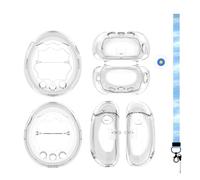 Custodia trasparente per Tamagotchi Paradise, custodia protettiva portatile antiurto, copertura protettiva rigida in PC trasparente accessori per Tamagotchi Paradise con cordino (trasparente)