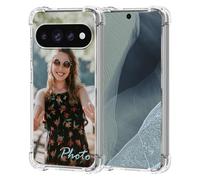 Custodia trasparente personalizzata per Google Pixel 11 Pro 5G 2026 16 cm | Custodia per telefono sottile personalizzata con foto/nome/logo, morbida copertura protettiva trasparente per cuscino airbag