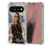 Custodia trasparente personalizzata per Google Pixel 11 Pro XL 5G 2026 6,8 | Custodia per telefono sottile personalizzata con foto/nome/logo, morbida copertura protettiva trasparente per cuscino airbag