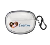 Custodia trasparente personalizzata per nuovi auricolari Bose Ultra Open 2024, cover con logo fotografico personalizzato, custodia protettiva in morbido silicone antiurto in TPU trasparente con