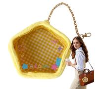 Custodia trasparente portachiavi, custodia trasparente per figurina, custodia protettiva con design di cartone animato 3D, elemento stella per uomini e donne, Stella, Se référer au descriptif