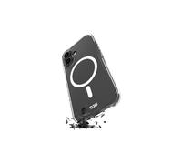 Custodia trasparente PURO Impact Clear D3O Bio per iPhone 17