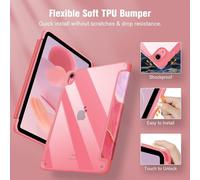 Custodia triangolare in acrilico rosa per tablet iPad 10 (2022)