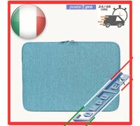 Custodia Tucano Mélange Second Skin 15.6" Turchese per Notebook