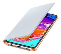 Custodia ufficiale a portafoglio per Samsung Galaxy A70 bianca