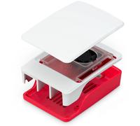 Custodia ufficiale per Raspberry Pi 5 rossa/bianca