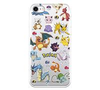 Custodia Ufficiale Pokemon per iPhone 7/8/SE - Scegli il Design Con Sticker Pokemon e Poké Ball