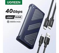 Custodia UGREEN M.2 NVMe da 40 Gbps con ventola di raffreddamento Custodia SSD M.2 antigoccia per MacBook Custodia M.2 per Thunderbolt 3/4//3.2/3.1