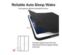 Custodia ultra sottile e leggera per Apple iPad 2, protezione completa, resistente pelle PU, supporto con funzione di accensione/spegnimento