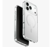 Custodia UNIQ Clario trasparente per iPhone 17 Pro Max con ricarica Magclick