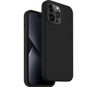 Custodia Uniq Lino per Iphone 14 Pro Max Nero/Nero Medio