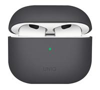 Custodia UNIQ per AirPods di terza generazione 2021 - Lino in silicone grigio, e