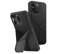 Custodia UNIQ Transforma per iPhone 15 Pro 6.1" con ricarica Magclick, colore ne