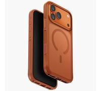Custodia UNIQ Veren per iPhone 17 Pro Max con ricarica Magclick, colore arancion