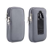 Custodia universale a doppio strato in neoprene per cellulare, con cerniera, per iPhone 17, 16, 15, 14, 13, 12, 11, Pro Max, Samsung Galaxy A17, 16, S26, Ultra Google Pixel 10 Pro XL, OnePlus 15