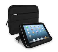 Custodia universale CELLONIC in nylon nero per tablet da 10,1 pollici - Cover protettiva con bolle antiurto con supporto leggio, idrorepellente, anti-shock, astuccio, sleeve per erader/laptop