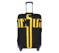 Custodia universale elasticizzata per valigia con Gesù e croce dorata vintage, custodia per bagaglio a mano, antigraffio, protezione per bagaglio da viaggio unisex, da donna, taglia XL
