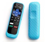 Custodia universale in silicone, compatibile con telecomando Roku TV, Express/Streaming Stick/Premiere, telecomando vocale con cordino
