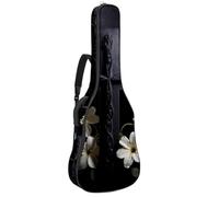 Custodia universale per chitarra acustica, impermeabile, per chitarra da 40/41/42 pollici, con tasche multiple, croce nera pasquale, Multicolore, 42.9x16.9x4.7 in, Borsa per chitarra
