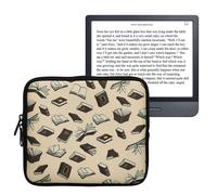 Custodia Universale per eReader - Copertina Neoprene beige marrone oro