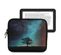 kwmobile Custodia Universale per eReader - Copertina in Neoprene blu/grigio/nero con Chiusura a Zip - Misura - Astuccio portatablet