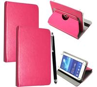 Custodia universale per tablet da 7", in pelle PU, con supporto per tutti i tablet da 6", 7", 7", adatta per Kindle eReader Fire Tablet, Kobo/Voyaga/Lenovo/Sony E-Book/iPad Mini 5 4 3 2 1, rosa