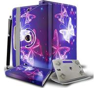 Custodia universale per tablet da 7", in pelle PU, con supporto per tutti i tablet da 6", 7", 7", adatta per Kindle eReader Fire Tablet, Kobo/Voyaga/Lenovo/Sony E-Book/iPad Mini 5 4 3 2 1 (blu