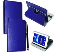 Custodia universale per tablet da 7", in pelle PU, con supporto per tutti i tablet da 6", 7", 7", adatta per Kindle eReader Fire Tablet, Kobo/Voyaga/Lenovo/Sony E-Book/iPad Mini 5 4 3 2 1 (blu)