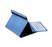 Custodia universale SilverHT Gripcase Bluetooth 3.0 blu + tastiera per tablet da 9" a 10.1"